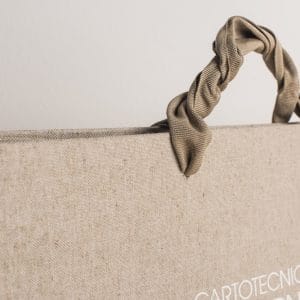 Shopping bag in tessuto
